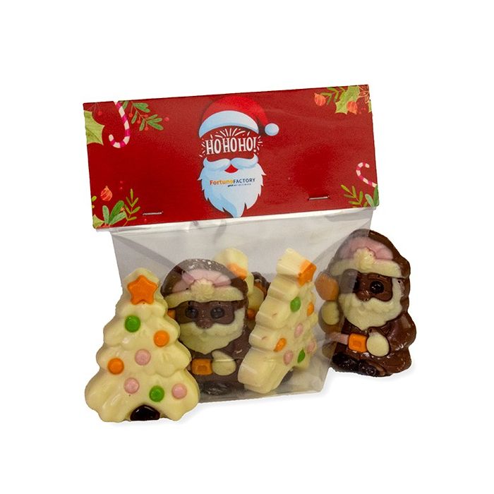 Zakje kerstchocolade klein
