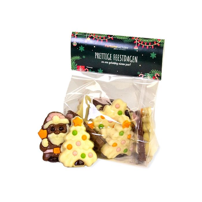 Zakje kerstchocolade groot