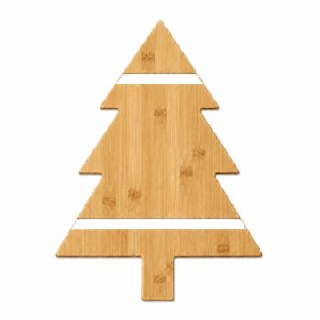 Kerstboom borrelplank