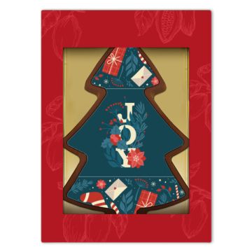 Chocolade kerstboom - Vreugde
