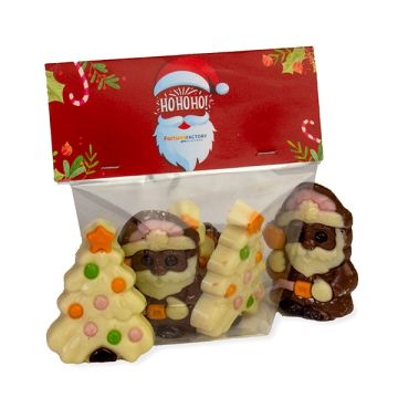 Zakje kerstchocolade klein