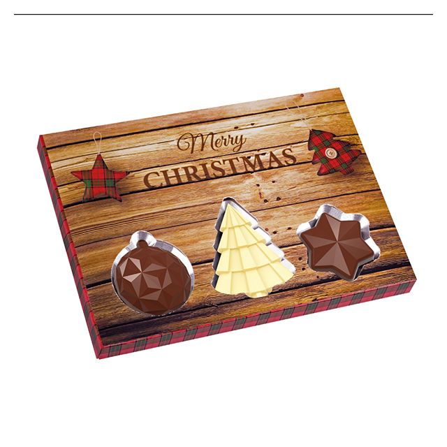 Kerstchocolade door de bus