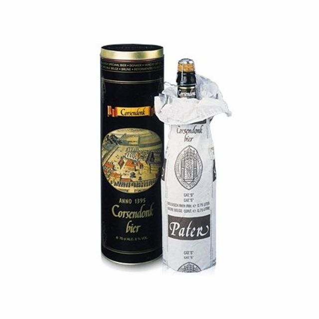 Corsendonk Pater dubbel - bier in Cadeau blik
