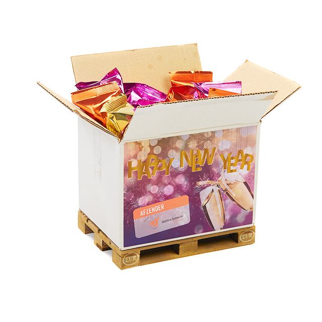 Mini europallet inclusief Fortune Cookies