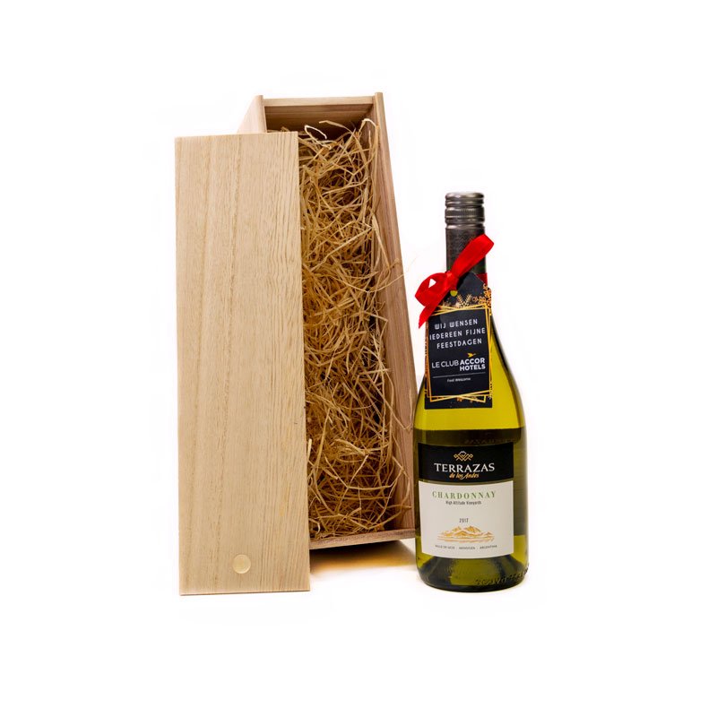 Terrazas de los andes chardonnay in houten kist
