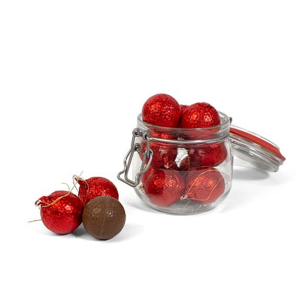Chocolade kerstballen